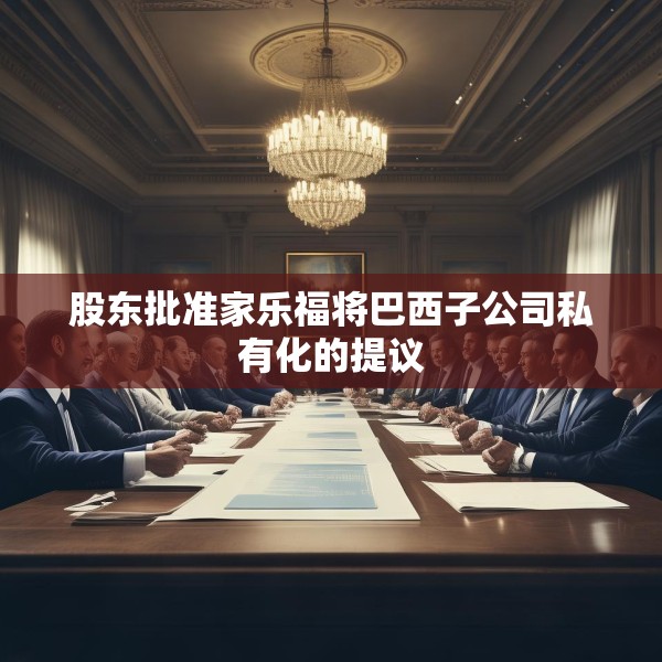 股东批准家乐福将巴西子公司私有化的提议