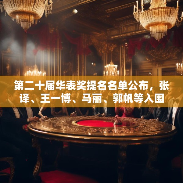 第二十届华表奖提名名单公布，张译、王一博、马丽、郭帆等入围