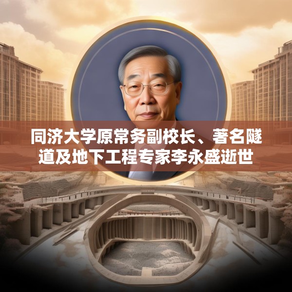 同济大学原常务副校长、著名隧道及地下工程专家李永盛逝世