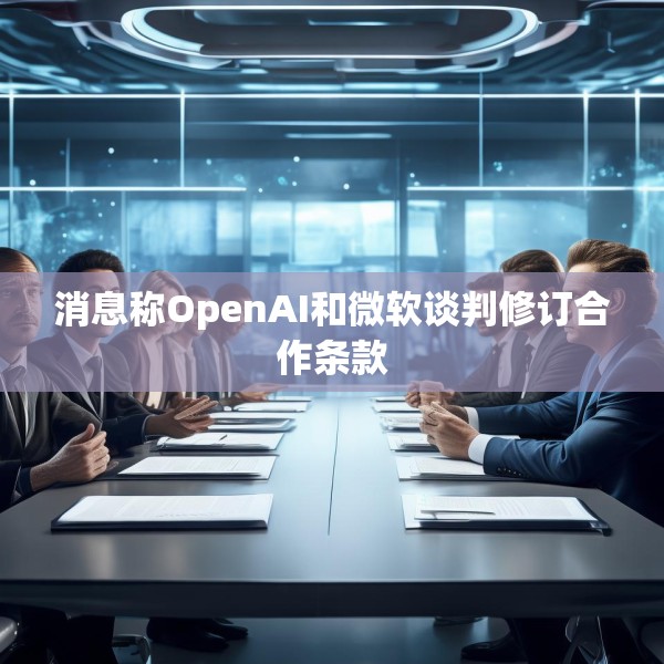 消息称OpenAI和微软谈判修订合作条款