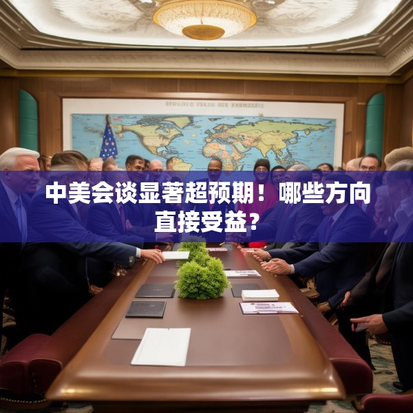 中美会谈显著超预期！哪些方向直接受益？