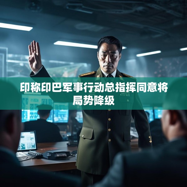 印称印巴军事行动总指挥同意将局势降级