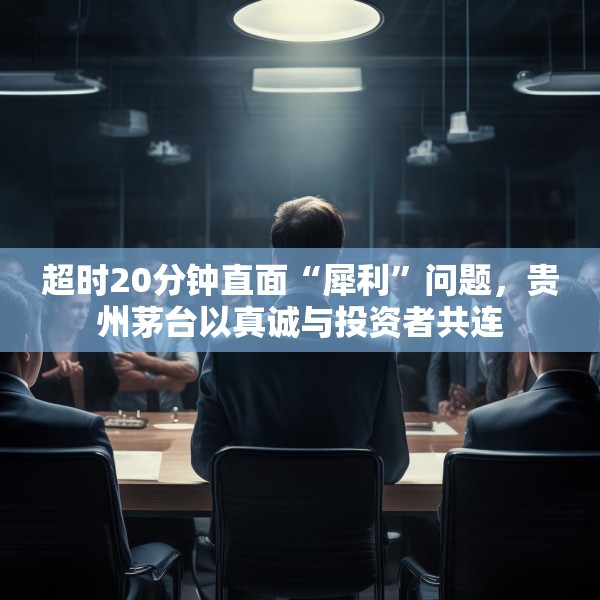 超时20分钟直面“犀利”问题，贵州茅台以真诚与投资者共连
