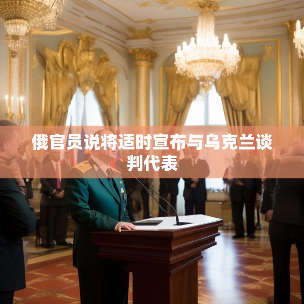 俄官员说将适时宣布与乌克兰谈判代表
