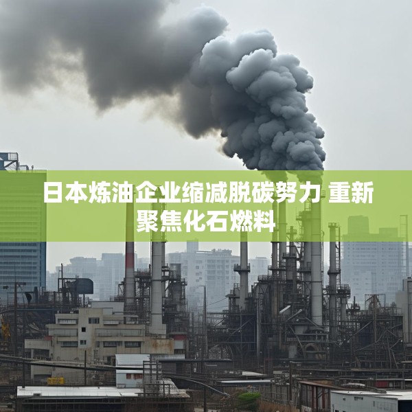 日本炼油企业缩减脱碳努力 重新聚焦化石燃料