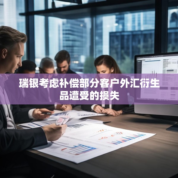瑞银考虑补偿部分客户外汇衍生品遭受的损失