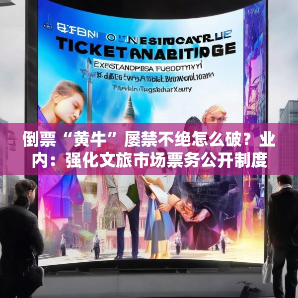 倒票“黄牛”屡禁不绝怎么破？业内：强化文旅市场票务公开制度