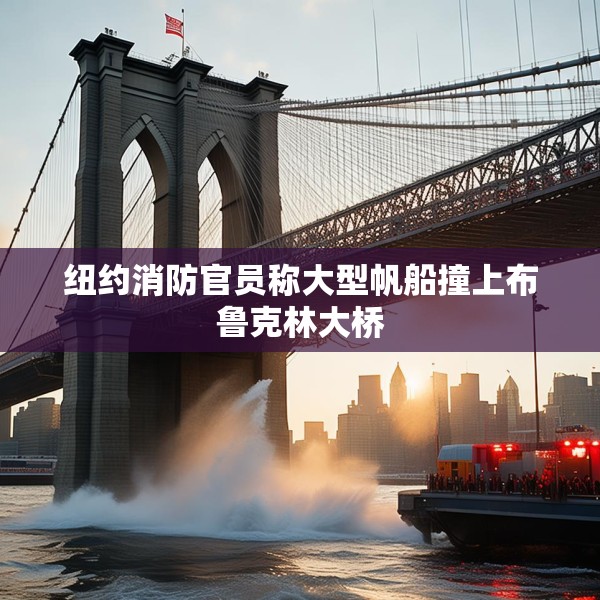 纽约消防官员称大型帆船撞上布鲁克林大桥