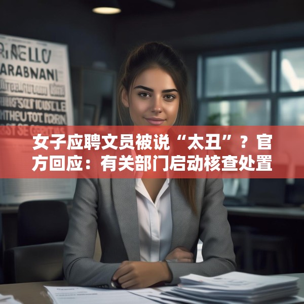 女子应聘文员被说“太丑”？官方回应：有关部门启动核查处置