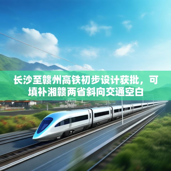 长沙至赣州高铁初步设计获批，可填补湘赣两省斜向交通空白