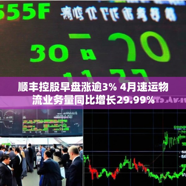 顺丰控股早盘涨逾3% 4月速运物流业务量同比增长29.99%