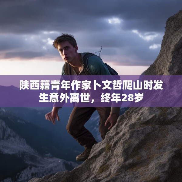 陕西籍青年作家卜文哲爬山时发生意外离世，终年28岁