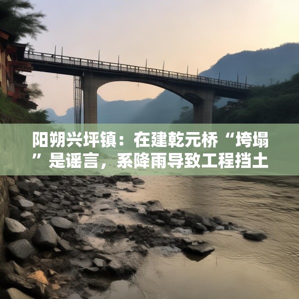 阳朔兴坪镇：在建乾元桥“垮塌”是谣言，系降雨导致工程挡土墙倾斜