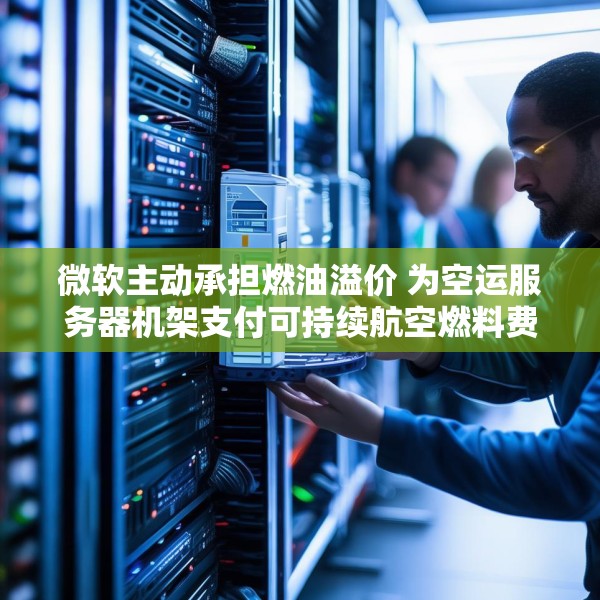 微软主动承担燃油溢价 为空运服务器机架支付可持续航空燃料费用