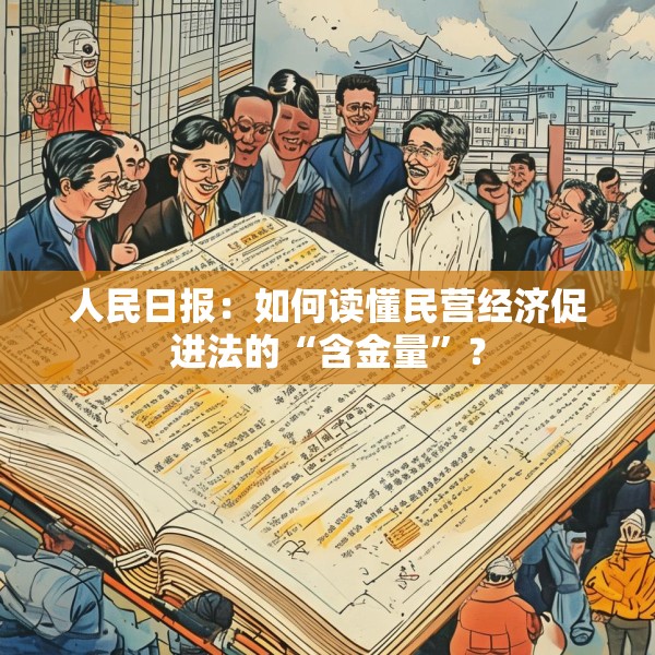 人民日报：如何读懂民营经济促进法的“含金量”？