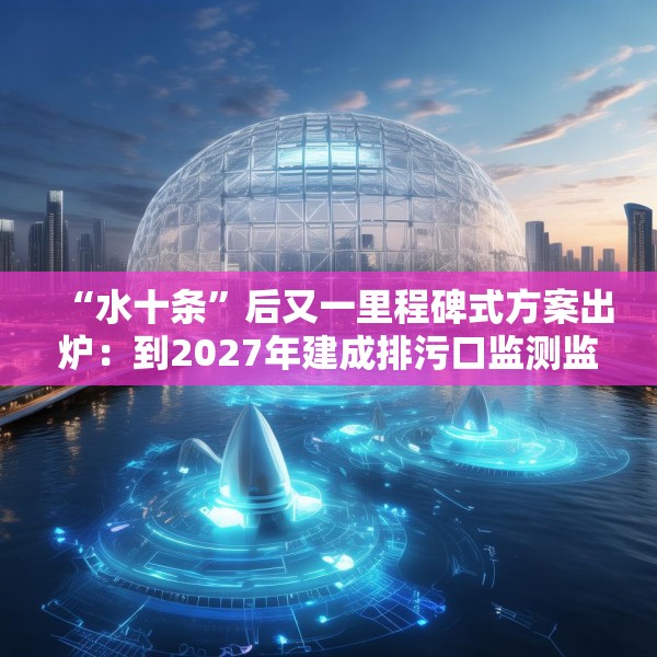 “水十条”后又一里程碑式方案出炉：到2027年建成排污口监测监管体系
