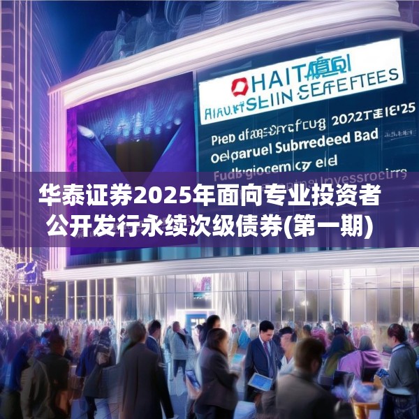 华泰证券2025年面向专业投资者公开发行永续次级债券(第一期)