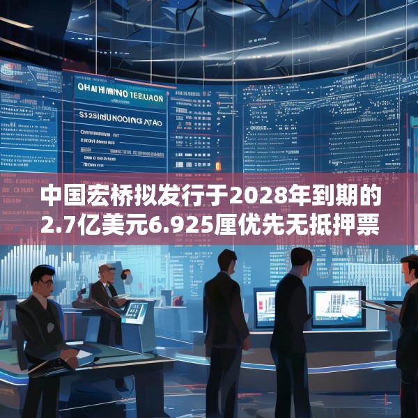 中国宏桥拟发行于2028年到期的2.7亿美元6.925厘优先无抵押票据