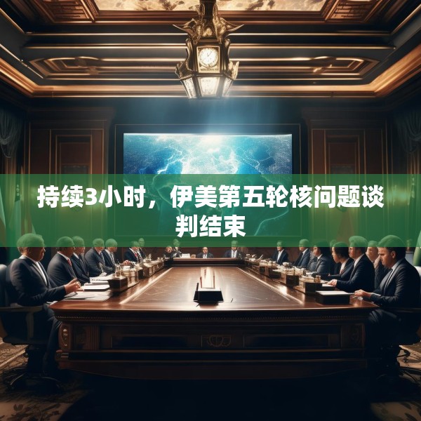 持续3小时，伊美第五轮核问题谈判结束