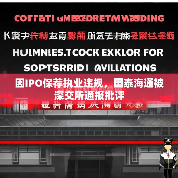 因IPO保荐执业违规，国泰海通被深交所通报批评