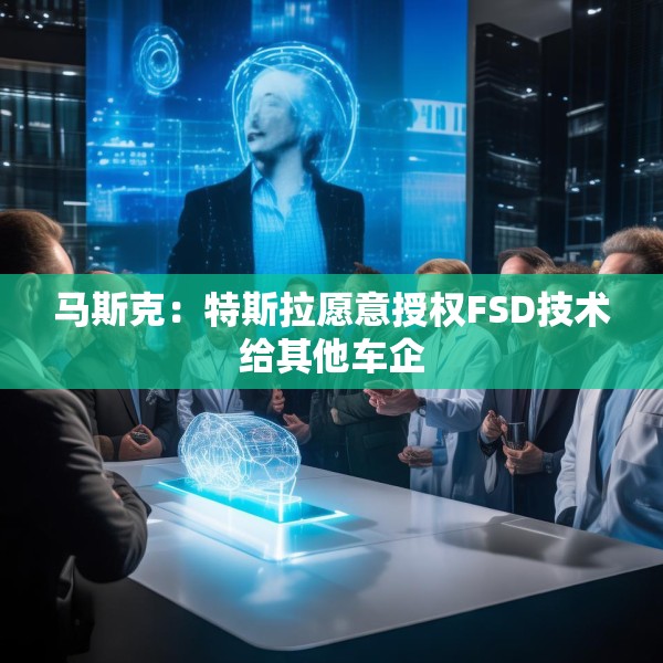 马斯克：特斯拉愿意授权FSD技术给其他车企
