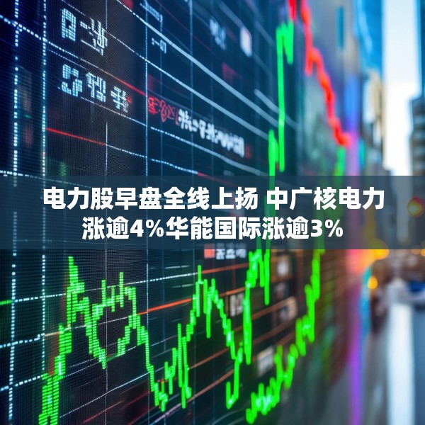 电力股早盘全线上扬 中广核电力涨逾4%华能国际涨逾3%