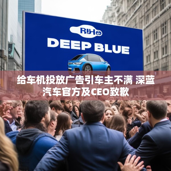 给车机投放广告引车主不满 深蓝汽车官方及CEO致歉