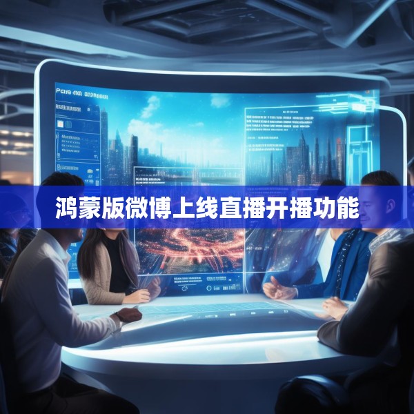 鸿蒙版微博上线直播开播功能