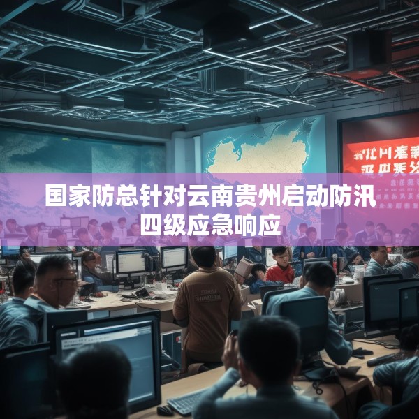 国家防总针对云南贵州启动防汛四级应急响应