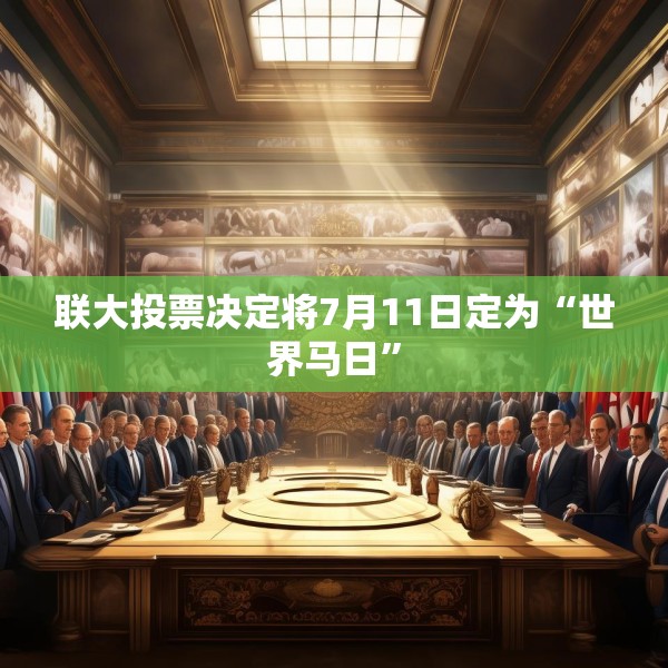 联大投票决定将7月11日定为“世界马日”