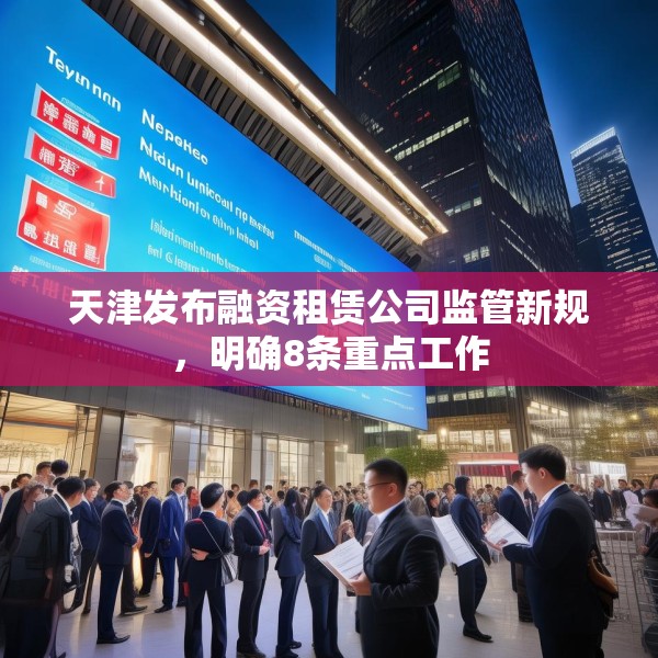 天津发布融资租赁公司监管新规，明确8条重点工作