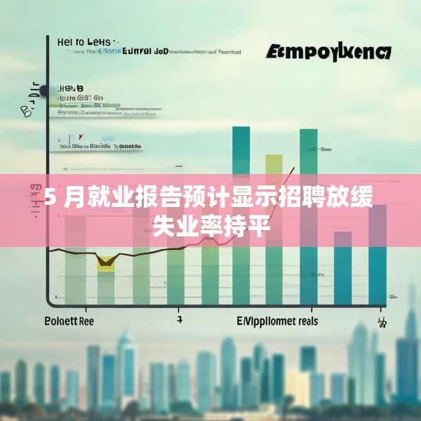 5 月就业报告预计显示招聘放缓 失业率持平