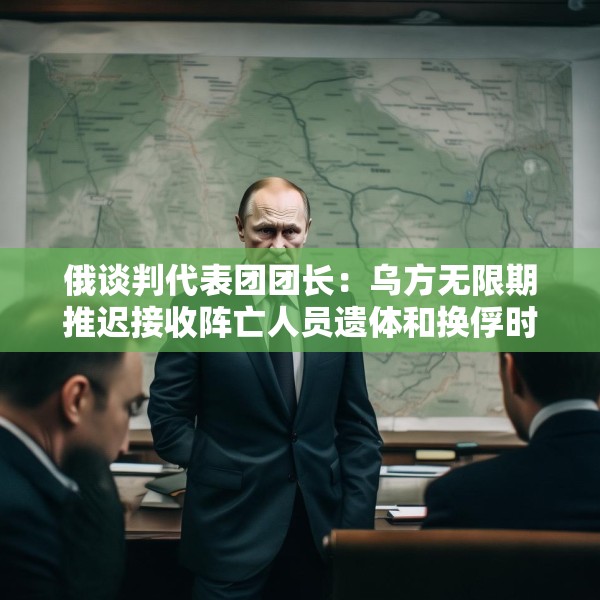 俄谈判代表团团长：乌方无限期推迟接收阵亡人员遗体和换俘时间