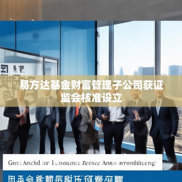 易方达基金财富管理子公司获证监会核准设立