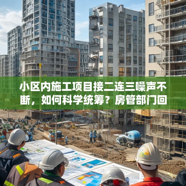 小区内施工项目接二连三噪声不断，如何科学统筹？房管部门回应