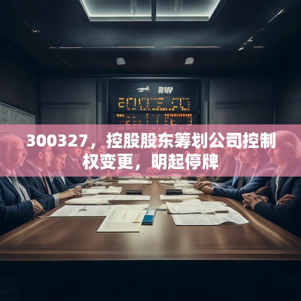300327，控股股东筹划公司控制权变更，明起停牌