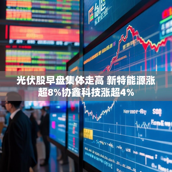 光伏股早盘集体走高 新特能源涨超8%协鑫科技涨超4%