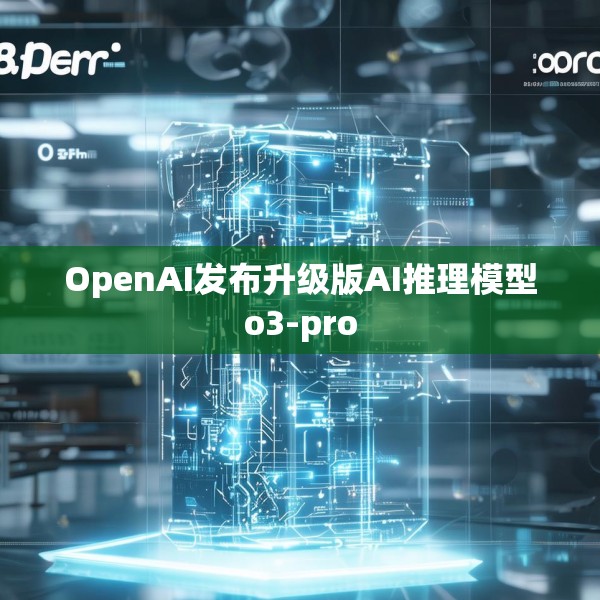 OpenAI发布升级版AI推理模型o3-pro