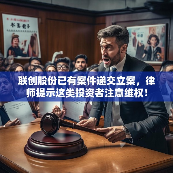 联创股份已有案件递交立案，律师提示这类投资者注意维权！