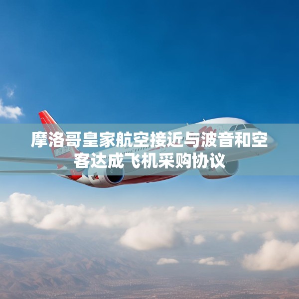 摩洛哥皇家航空接近与波音和空客达成飞机采购协议