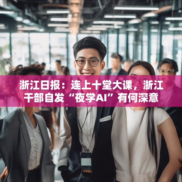 浙江日报：连上十堂大课，浙江干部自发“夜学AI”有何深意