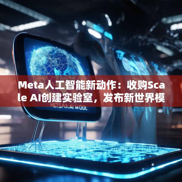 Meta人工智能新动作：收购Scale AI创建实验室，发布新世界模型