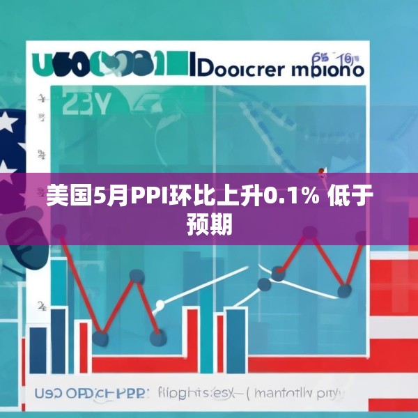 美国5月PPI环比上升0.1% 低于预期