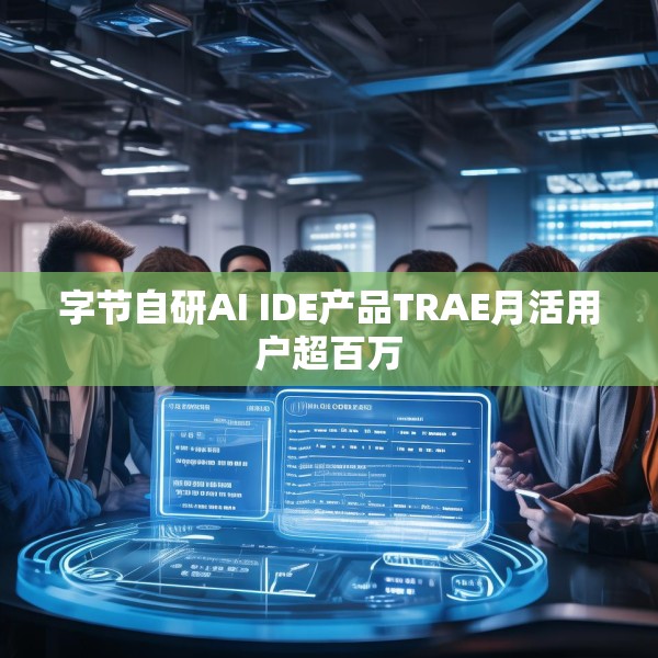 字节自研AI IDE产品TRAE月活用户超百万