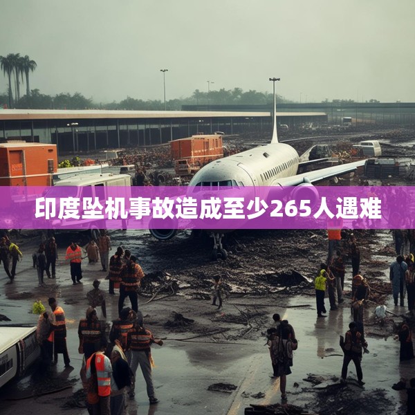 印度坠机事故造成至少265人遇难