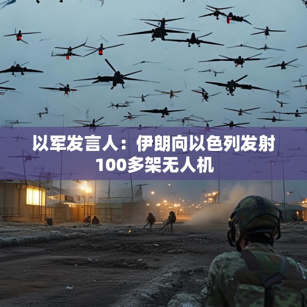 以军发言人：伊朗向以色列发射100多架无人机