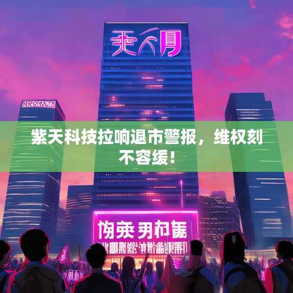 紫天科技拉响退市警报，维权刻不容缓！