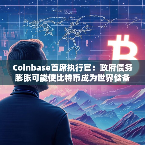 Coinbase首席执行官：政府债务膨胀可能使比特币成为世界储备货币