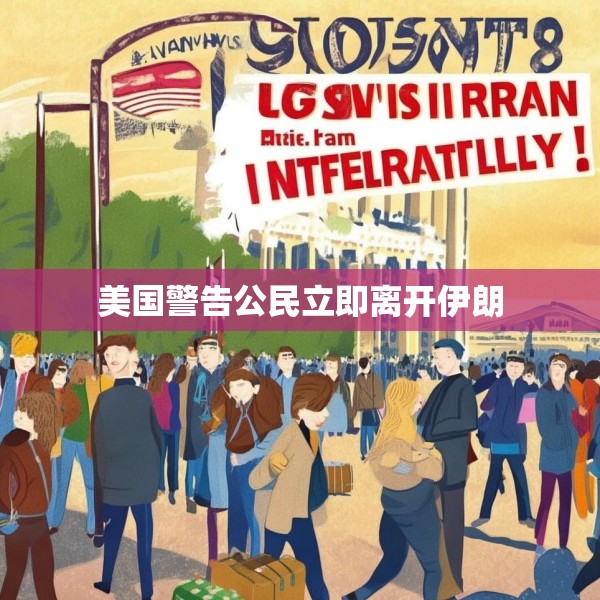 美国警告公民立即离开伊朗