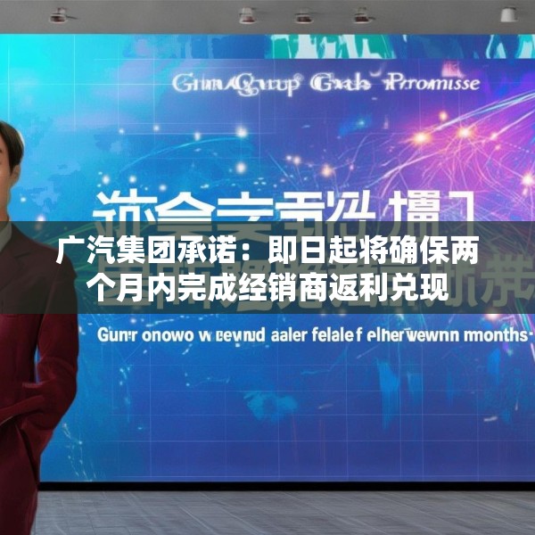 广汽集团承诺：即日起将确保两个月内完成经销商返利兑现